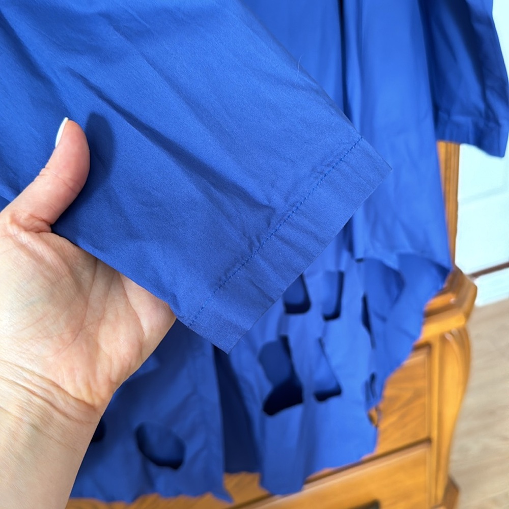 Kimono blue dress with holes, one size - Picture 9 of 11
